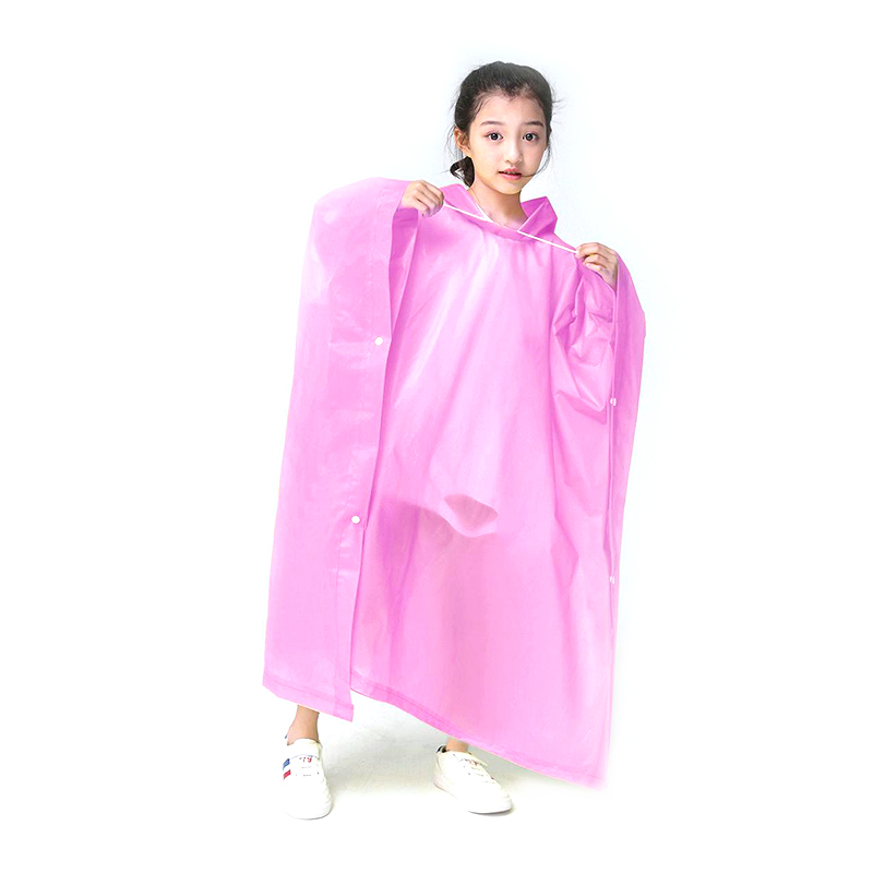 Poncho infantil de EVA con diseño de dibujos animados para lluvia