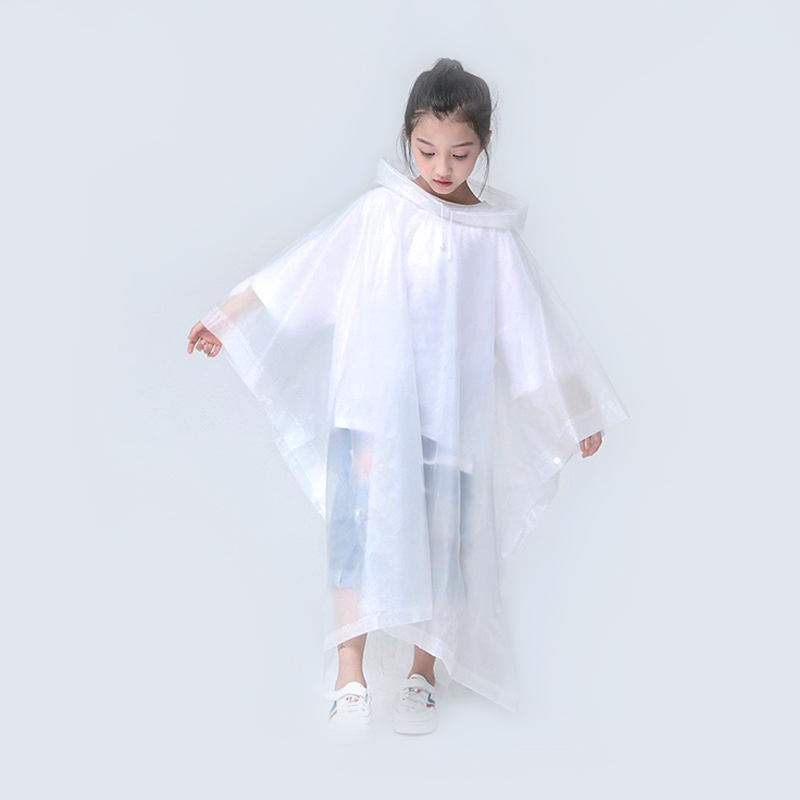 Poncho infantil de EVA con diseño de dibujos animados para lluvia