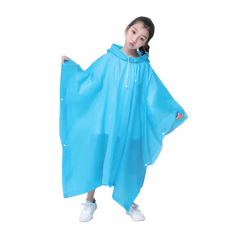 Poncho infantil de EVA con diseño de dibujos animados para lluvia