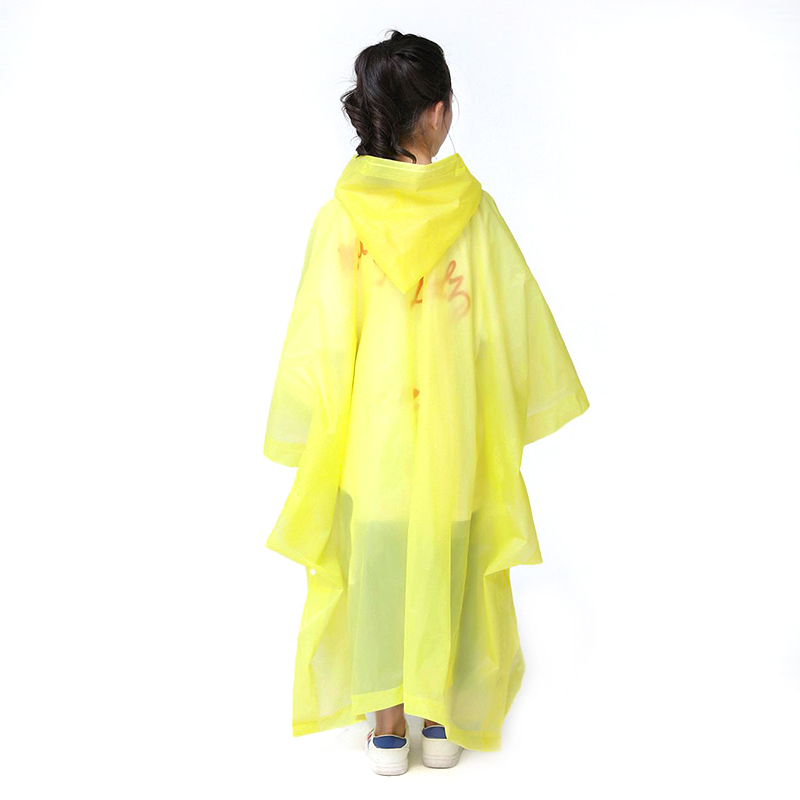 Poncho infantil de EVA con diseño de dibujos animados para lluvia