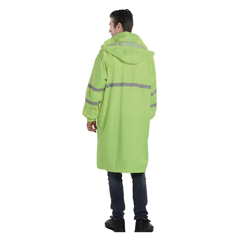 Chubasquero Poncho De PVC Con Líneas Reflectantes