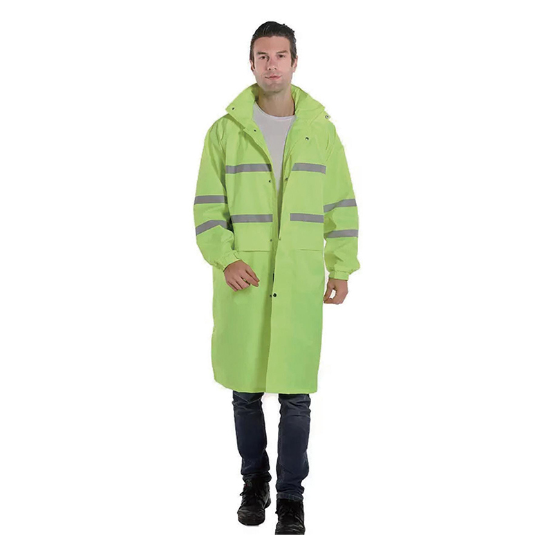 Chubasquero Poncho De PVC Con Líneas Reflectantes